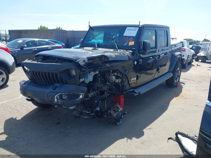 Vin: 1c6hjtfg7ll110995, lot: 45592932, jeep gladiator overland 4x4 20202
