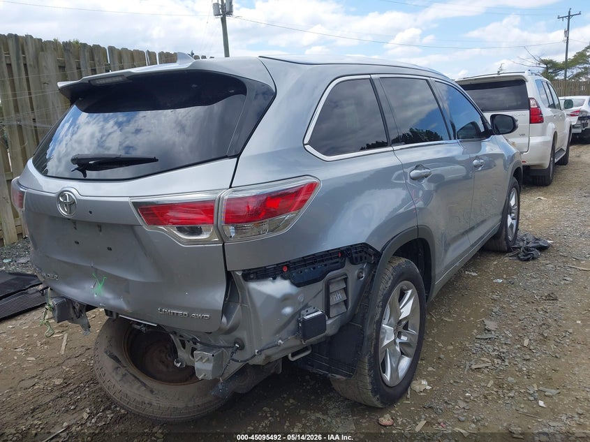 2015 TOYOTA HIGHLANDER SPORT UTILITY VEHICLE 3.5L V-6 DOHC, VVT, 270HP