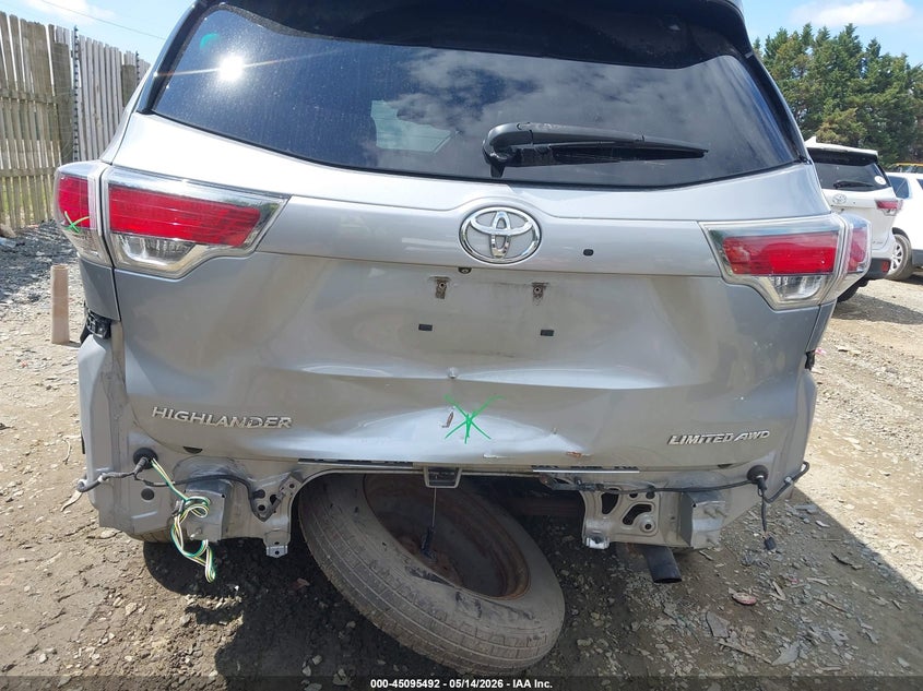 2015 TOYOTA HIGHLANDER SPORT UTILITY VEHICLE 3.5L V-6 DOHC, VVT, 270HP