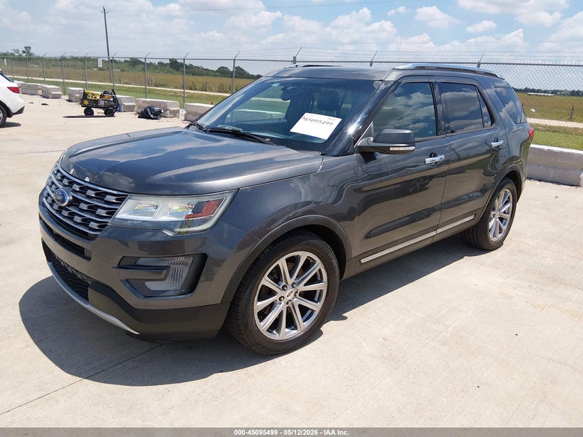 Vin: 1fm5k7f86hgb81769, lot: 45593066, ford explorer limited 20172