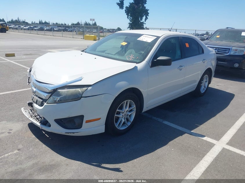 Vin: 3fahp0ga8cr304989, lot: 45593104, ford fusion s 20122