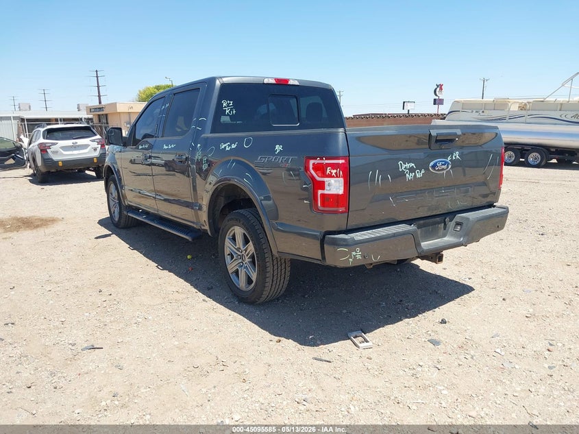 Vin: 1ftew1eg5jfb58445, lot: 45593152, ford f-150 xlt 20183