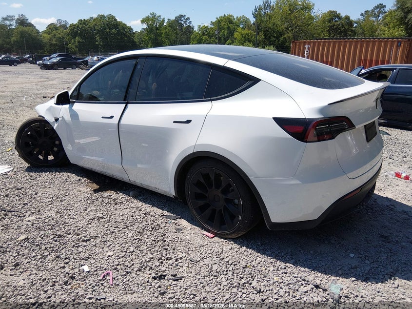 Vin: 7saygaee9nf308739, lot: 45593154, tesla model y long range dual motor all-wheel drive 20223