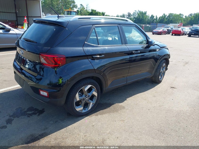 Vin: kmhrc8a33su383722, lot: 45593181, hyundai venue sel 20254