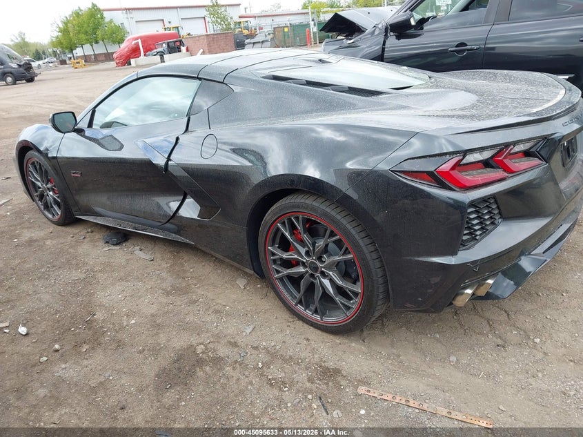 Vin: 1g1yc2d40p5500216, lot: 45593200, chevrolet corvette stingray rwd  3lt 20233