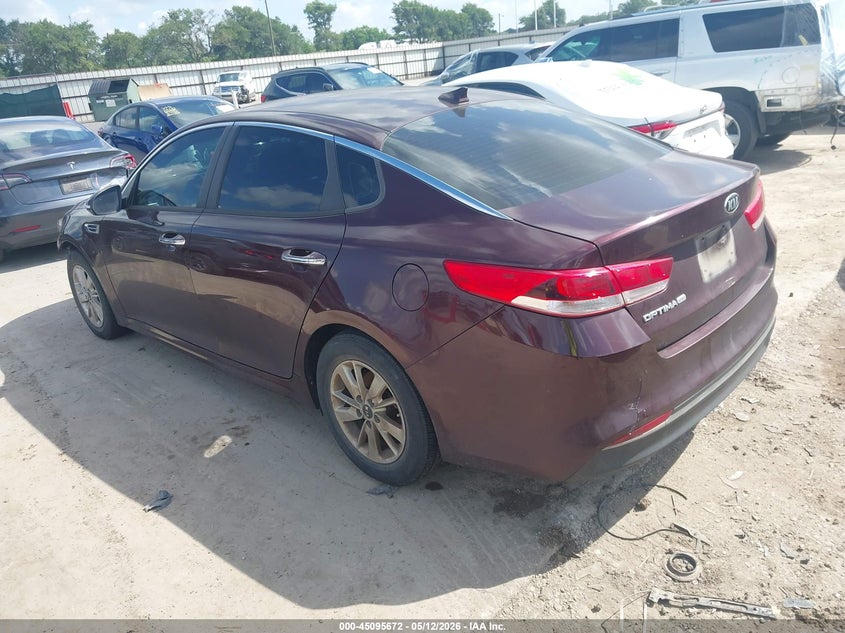Vin: 5xxgt4l38jg189287, lot: 45593239, kia optima lx 20183