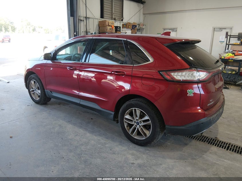 Vin: 2fmtk3j98fbb30729, lot: 45593267, ford edge sel 20153