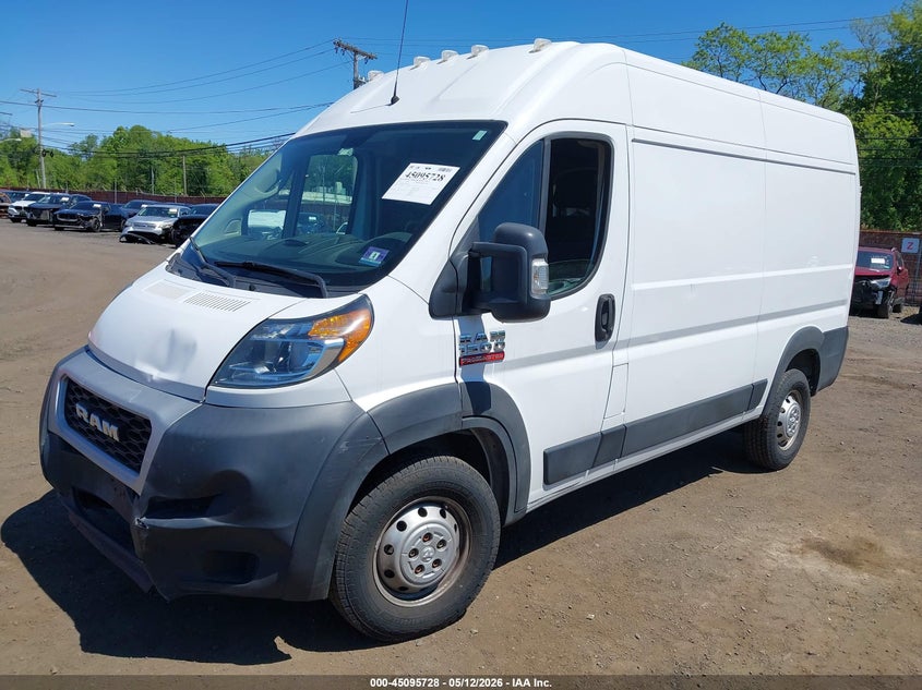 Vin: 3c6trvbg2le125403, lot: 45593295, ram promaster 1500 high roof 136 wb 20202