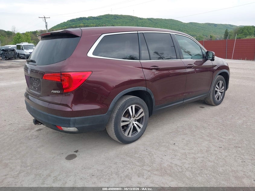Vin: 5fnyf6h42gb066394, lot: 45593470, honda pilot ex 20164