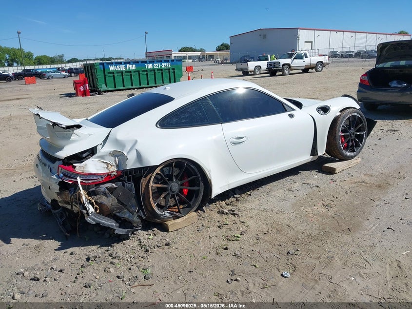 Vin: wp0ac2a90fs183918, lot: 45593592, porsche 911 gt3 20154