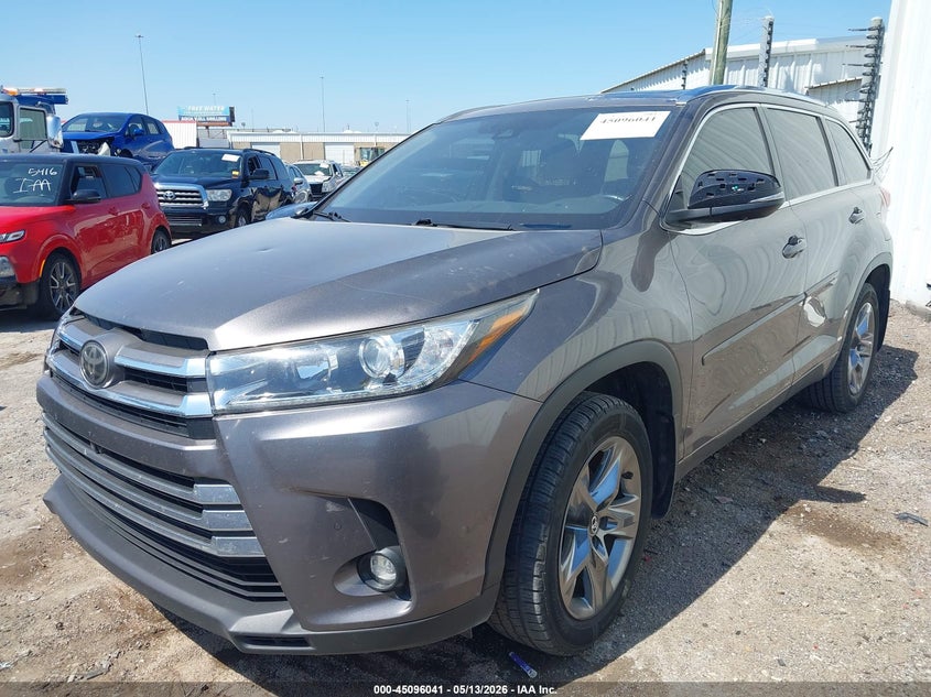 Vin: 5tddzrfh2ks933942, lot: 45593609, toyota highlander limited platinum 20192