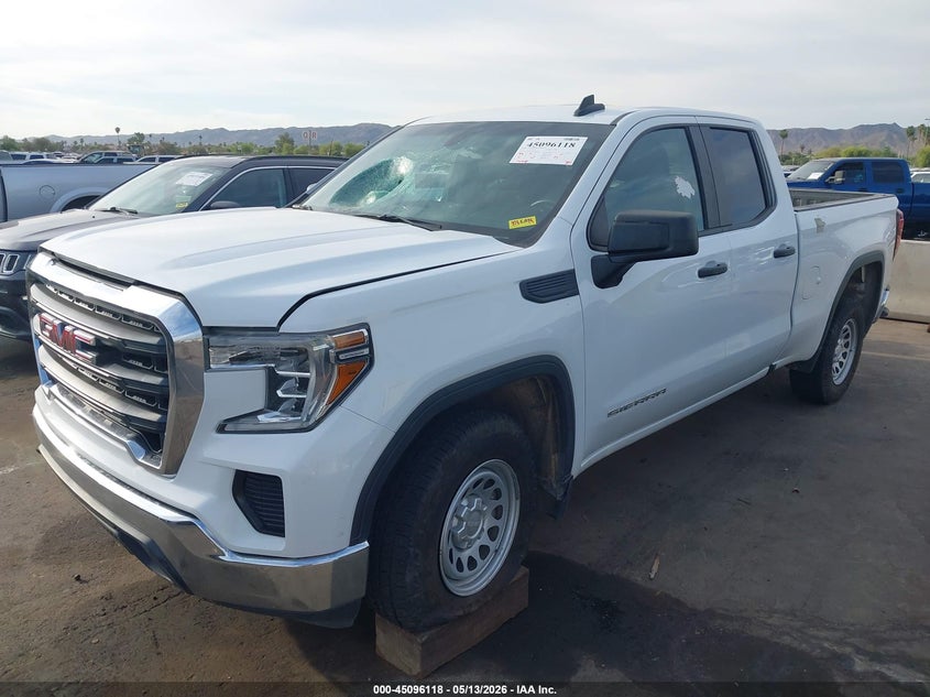 Vin: 1gtr8aef3mz150608, lot: 45593685, gmc sierra 1500 2wd  standard box 20212