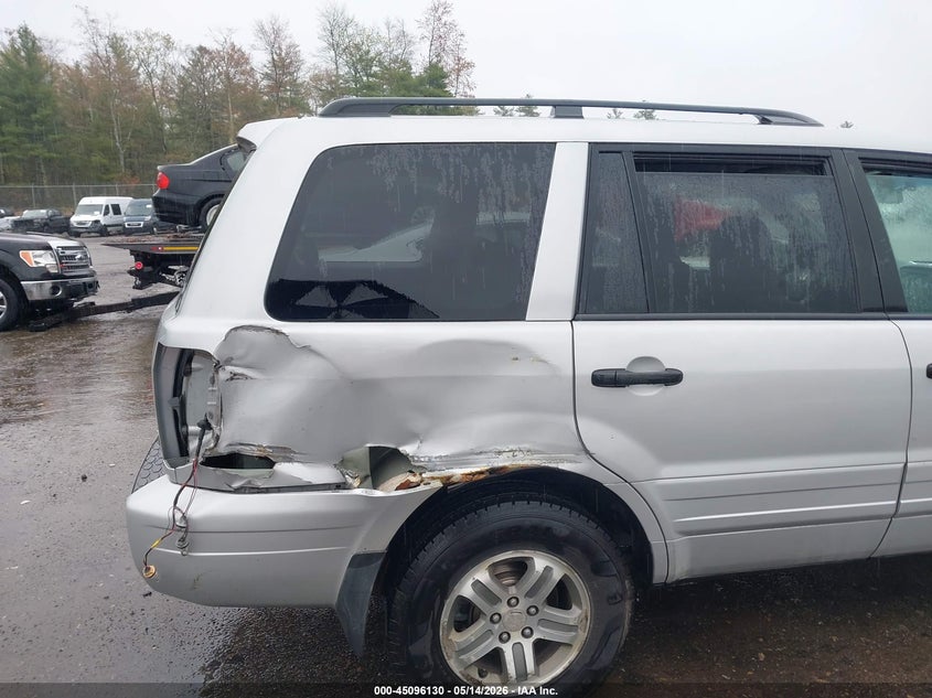 HONDA PILOT 2003 VIN 2HKYF18463H516191