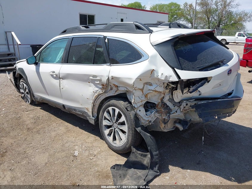 Vin: 4s4btgnd6p3164071, lot: 45593723, subaru outback limited xt 20233