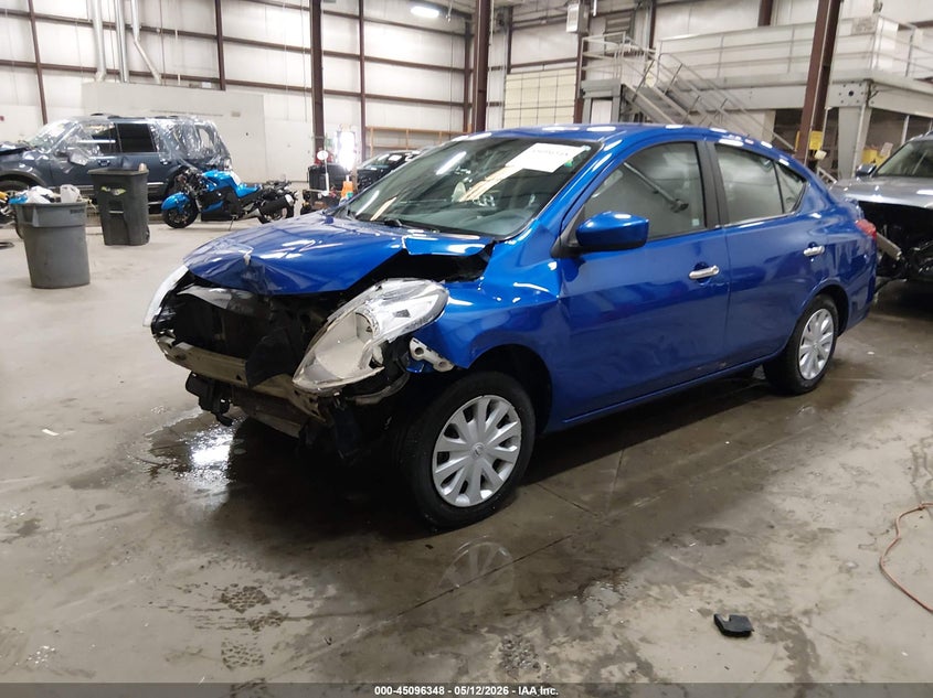 Vin: 3n1cn7ap4fl847590, lot: 45593915, nissan versa 1.6 sv 20152