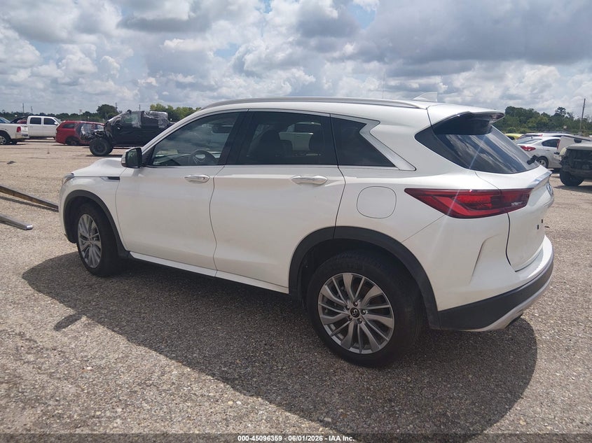 Vin: 3pcaj5ba4rf107006, lot: 45593926, infiniti qx50 luxe 20243