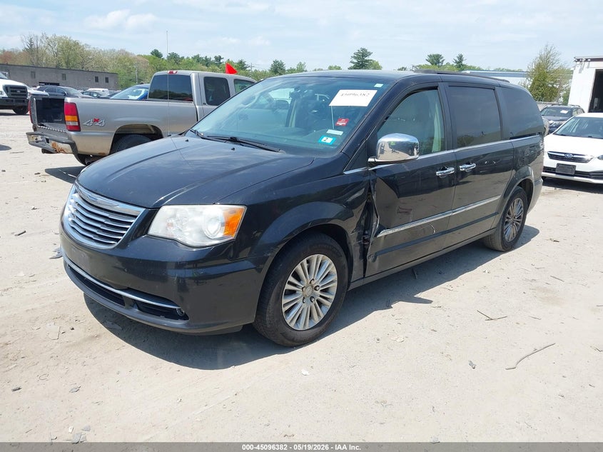 Vin: 2c4rc1cg0er285082, lot: 45593949, chrysler town & country touring-l 20142