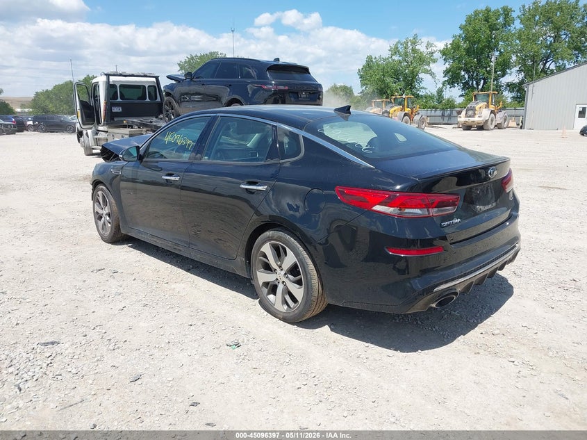 Vin: 5xxgt4l37kg292606, lot: 45593964, kia optima s 20193