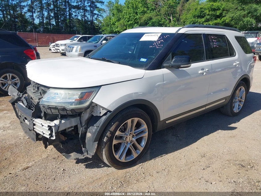 Vin: 1fm5k7d82ggc21699, lot: 45593991, ford explorer xlt 20162