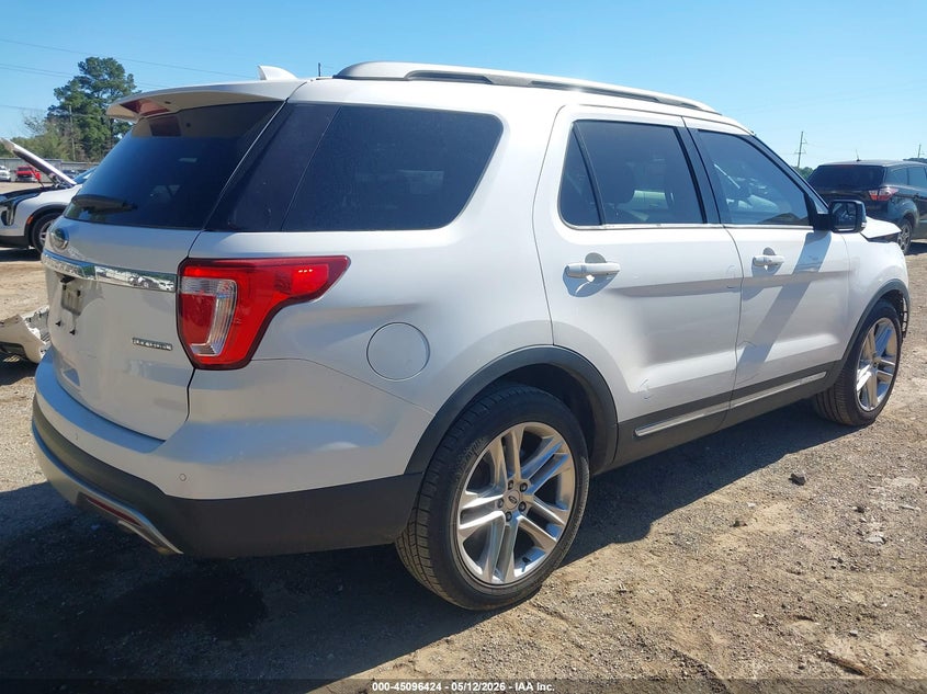 Vin: 1fm5k7d82ggc21699, lot: 45593991, ford explorer xlt 20164
