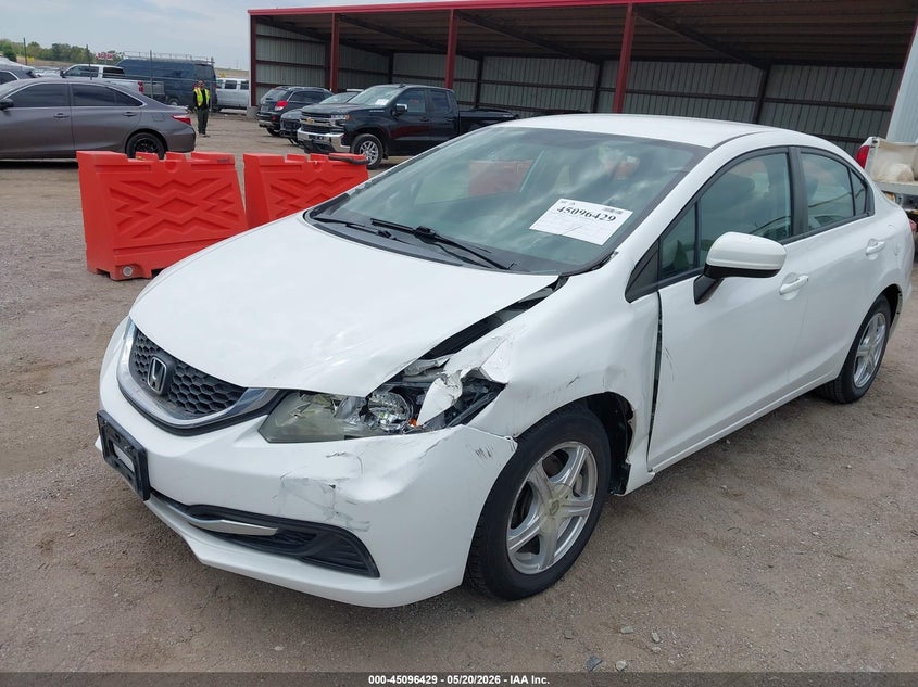 2014 Honda Civic Lx 19XFB2F55EE011092 photo 1
