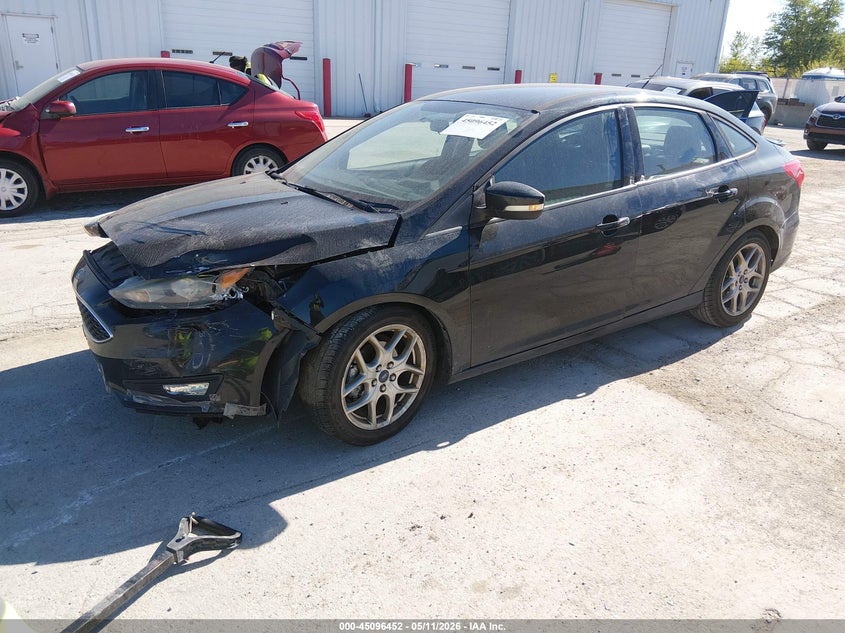 Vin: 1fadp3f22fl200804, lot: 45594019, ford focus se 20152