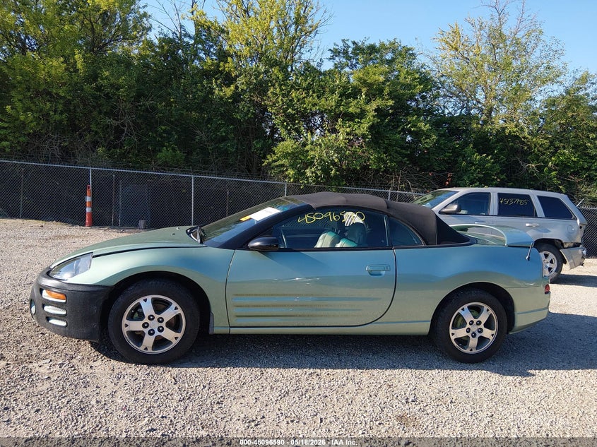 2003 Mitsubishi Eclipse Spyder Gs VIN: 4A3AE45GX3E021249 Lot: 45096590