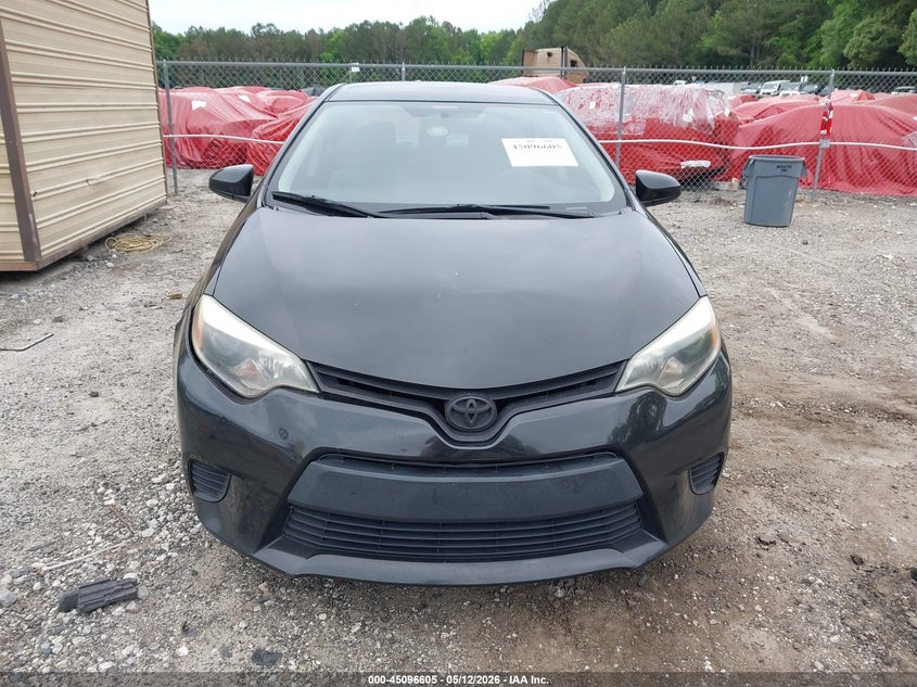 2015 TOYOTA COROLLA SEDAN 1.8L I-4 DOHC, VVT, 132HP