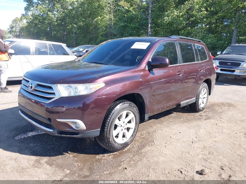 Vin: 5tdzk3eh4ds131341, lot: 45594221, toyota highlander se v6 20132