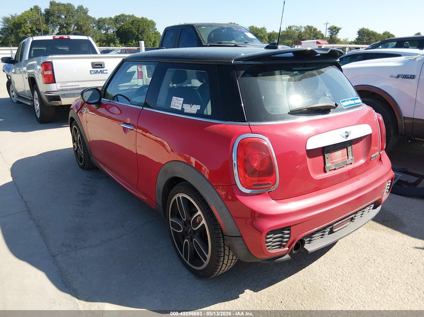 Vin: wmwxm5c54f3a04325, lot: 45594230, mini hardtop cooper 20153