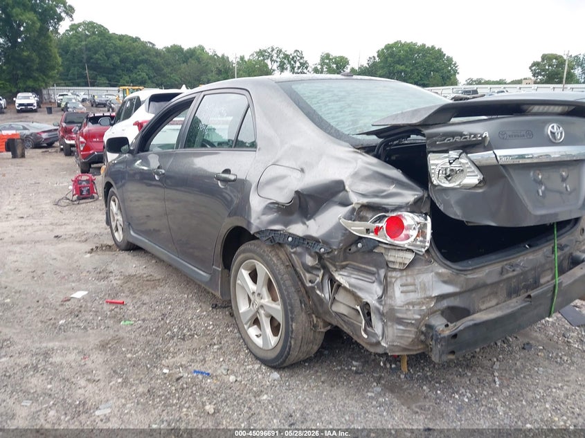 2012 Toyota Corolla 1.8 S grey Lot 111045096691 Vin 5YFBU4EE2CP073454