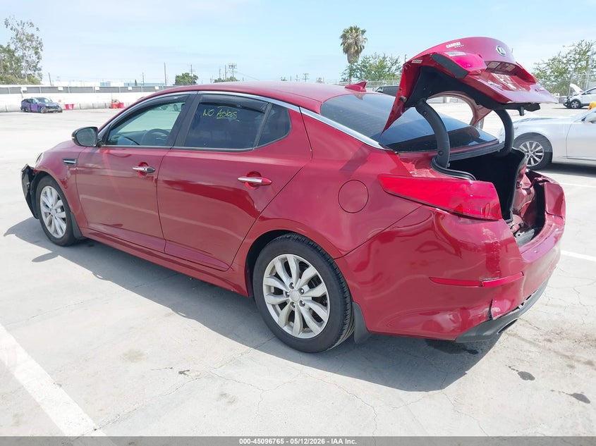 Vin: 5xxgn4a70fg391175, lot: 45594332, kia optima ex 20153