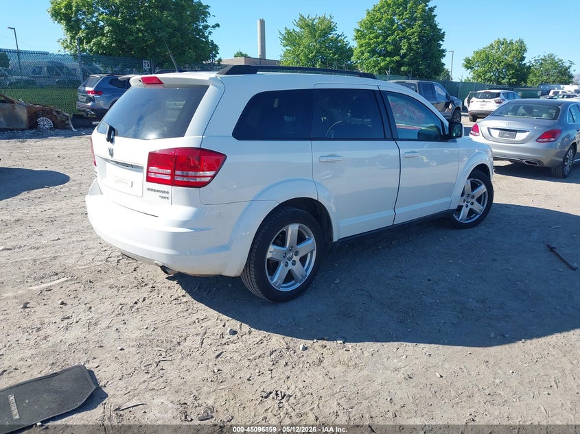 2010 Dodge Journey 3.5 Sxt white Lot 111045096859 Vin 3D4PH5FVXAT173782