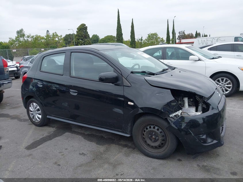 2015 MITSUBISHI MIRAGE HATCHBACK 1.2L I-3 DOHC, VVT, 74HP
