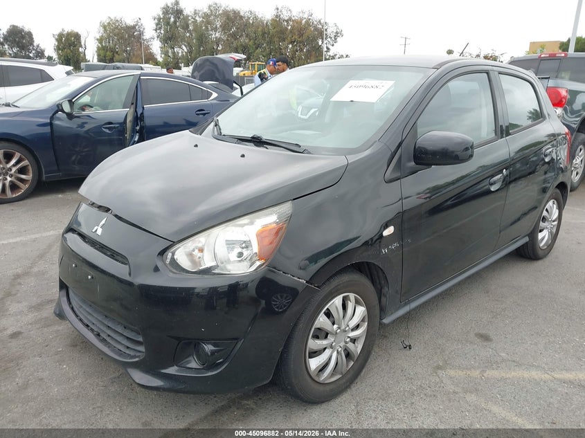 2015 MITSUBISHI MIRAGE HATCHBACK 1.2L I-3 DOHC, VVT, 74HP