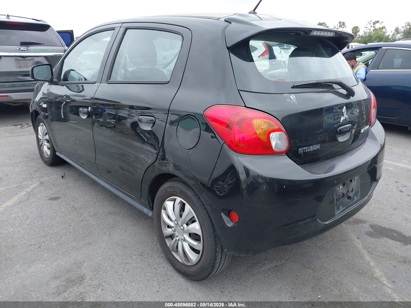 2015 MITSUBISHI MIRAGE HATCHBACK 1.2L I-3 DOHC, VVT, 74HP
