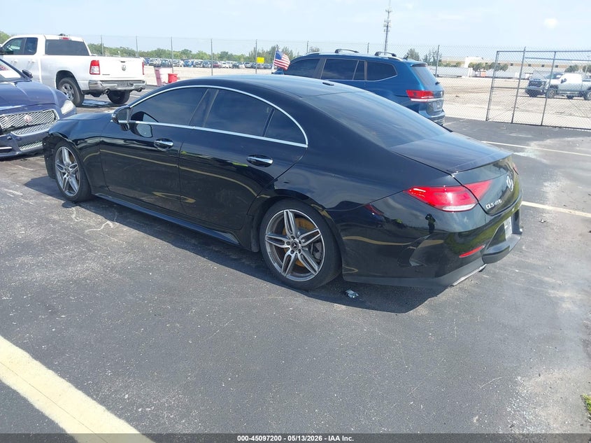 2019 MERCEDES-BENZ CLS-KLASSE SEDAN 3.0L I-6 DI, DOHC, VVT, TURBO, 362HP
