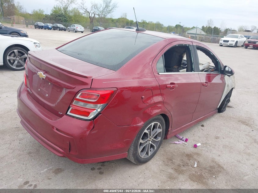 Vin: 1g1jd5sh1h4105104, lot: 45594820, chevrolet sonic lt auto 20174