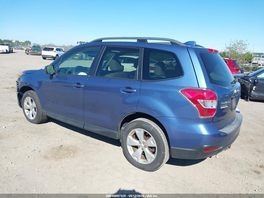 Vin: jf2sjadc8gh400787, lot: 45594896, subaru forester 2.5i premium 20163