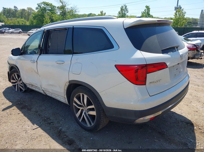 Vin: 5fnyf6h9xhb046486, lot: 45594930, honda pilot touring 20173