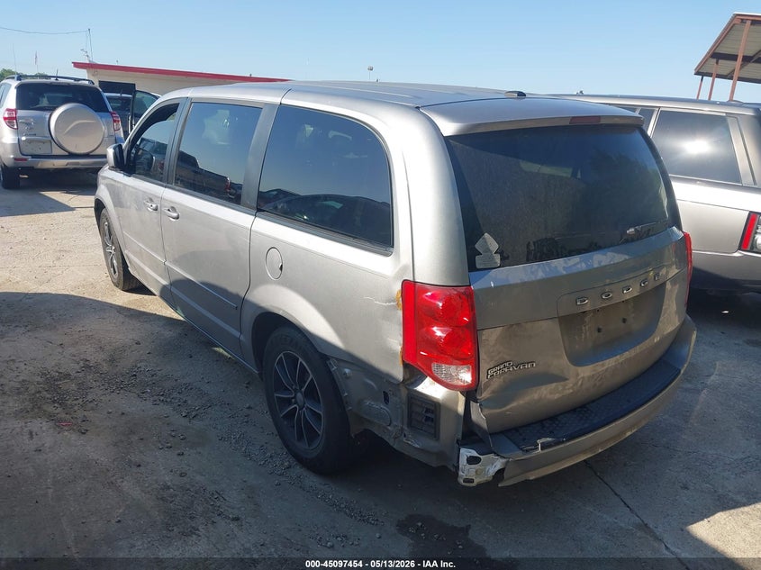 Vin: 2c4rdgbg9hr651949, lot: 45595021, dodge grand caravan se plus 20173