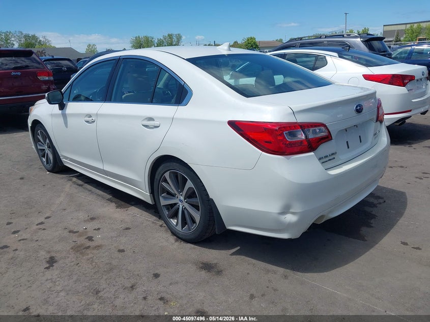 Vin: 4s3bnal65g3037988, lot: 45595064, subaru legacy 2.5i limited 20163
