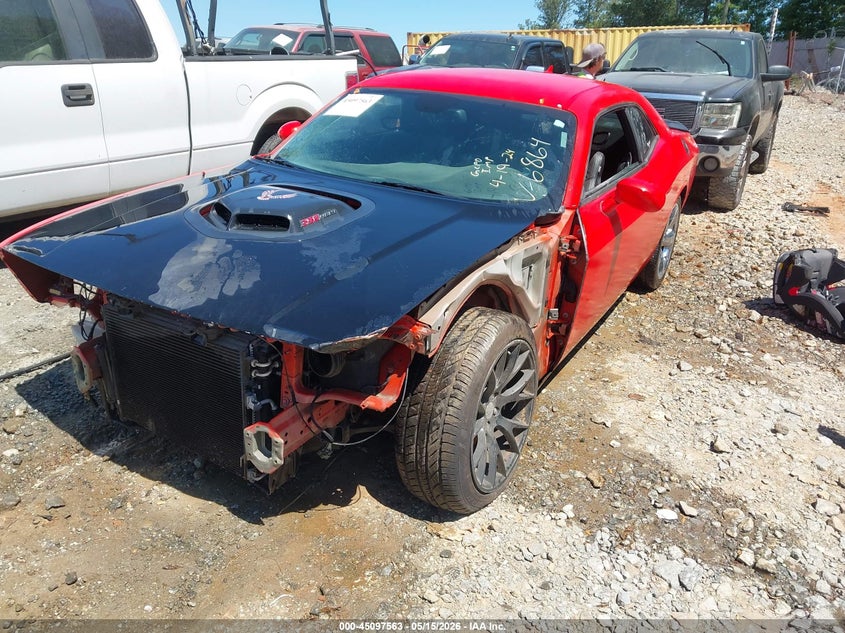 Vin: 2c3cdzfj3gh316864, lot: 45595130, dodge challenger 392 hemi scat pack shaker 20162