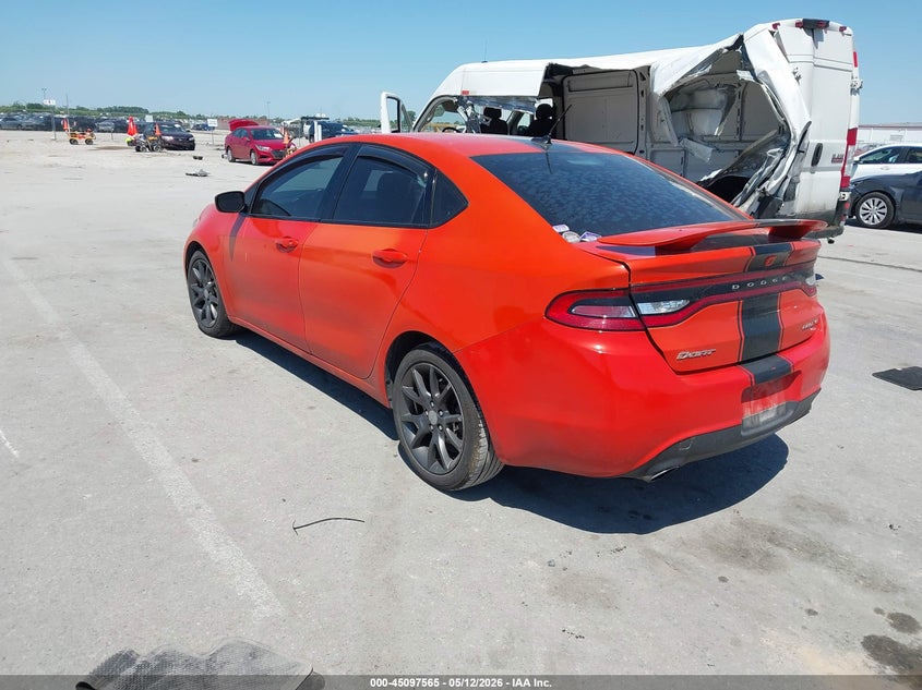 Vin: 1c3cdfbb3fd375843, lot: 45595132, dodge dart sxt 20153