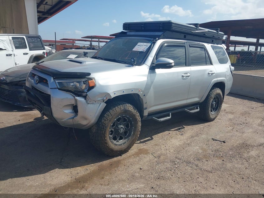 Vin: jtebu5jr8g5283635, lot: 45595147, toyota 4runner trail premium 20162