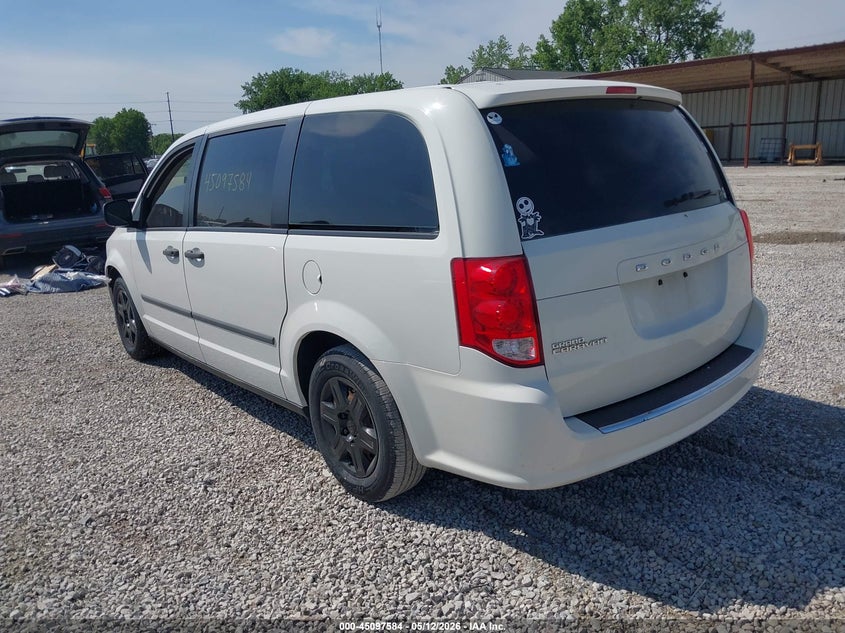 Vin: 2c4rdgbg2cr216229, lot: 45595151, dodge grand caravan se/avp 20123
