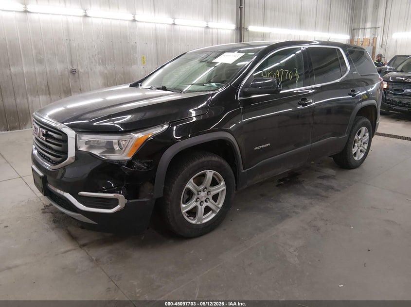 Vin: 1gkknrla8jz204498, lot: 45595270, gmc acadia sle-1 20182