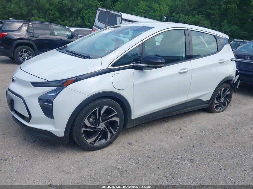 Vin: 1g1fx6s06p4196656, lot: 45595311, chevrolet bolt ev fwd 2lt 20232
