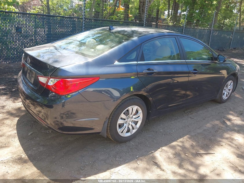 2012 Hyundai Sonata 2.4 Gls Black Lot 111045097763 Vin 5NPEB4AC8CH455993