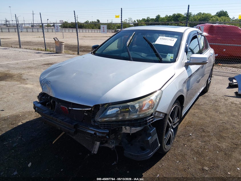 2014 Honda Accord Ex-L V-6 1HGCR3F84EA019638 photo 1